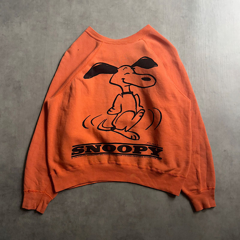 60'S SPRUCE PEANUTS SNOOPY Vintage Sweat Shirts Made in USA L