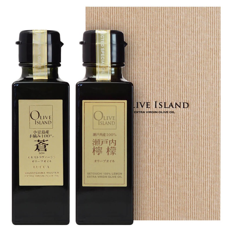 ギフトセット 小豆島産手摘み100%「蒼」EXVオリーブオイル・瀬戸内産手