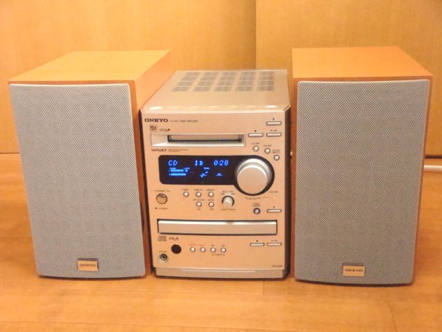 ONKYO オンキョー ステレオ CD/MD コンポ FR-N3X D-N3X スピーカー