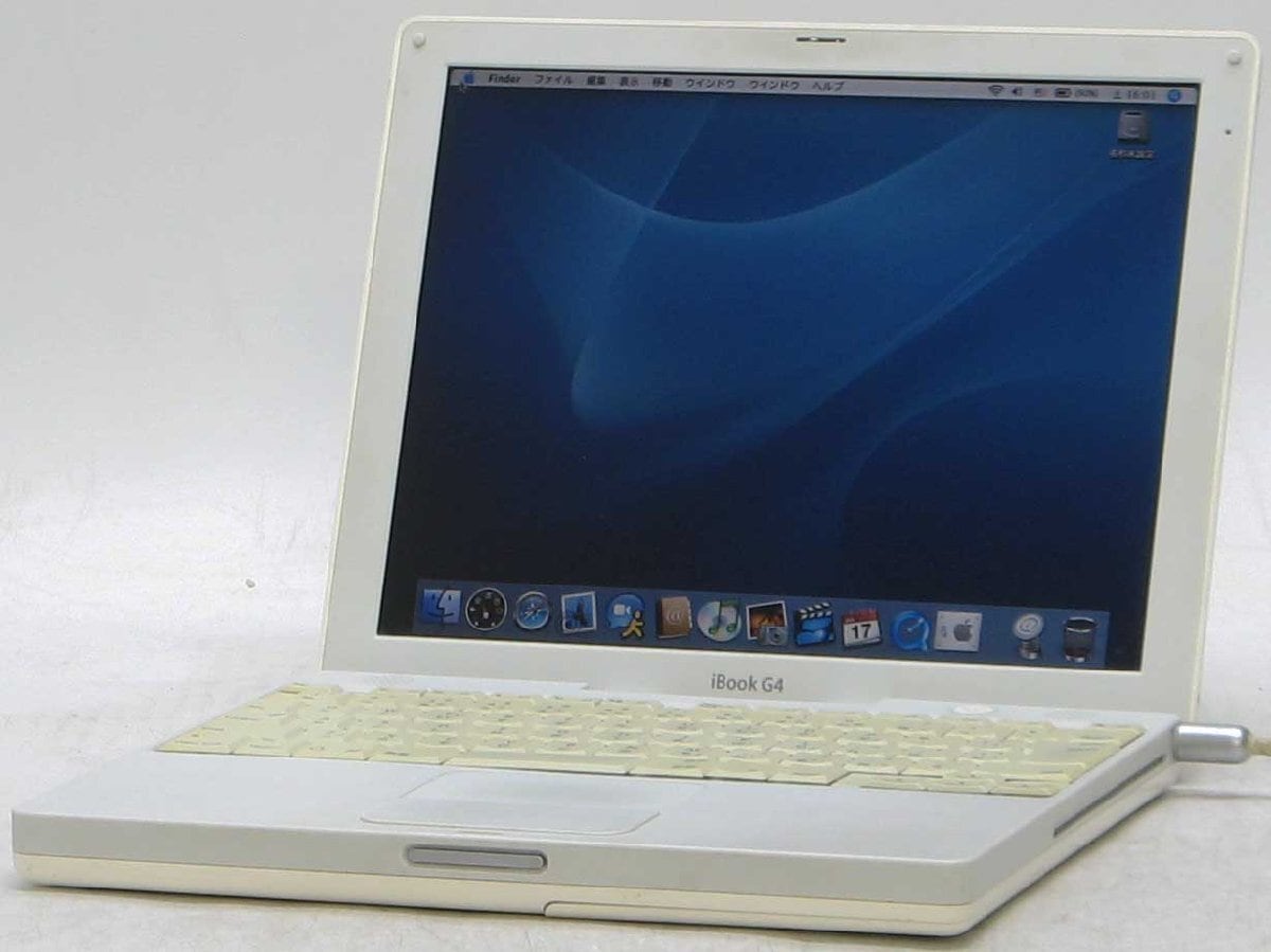 M-2724/Apple iBook G4 12.1inch M9164J/A OS 10.4.6 クラシック環境OS