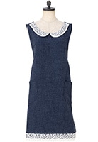 インディゴホワイトレースリセ ALCR21 | ワンピースエプロン