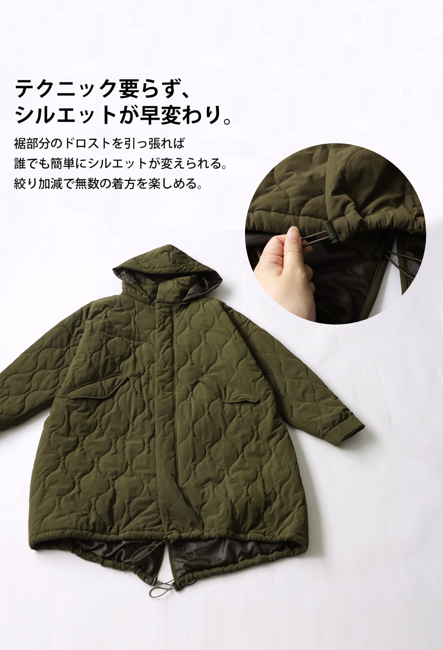 まるでダウンのような暖かさ モッズコート メンズ 送料無料・再販