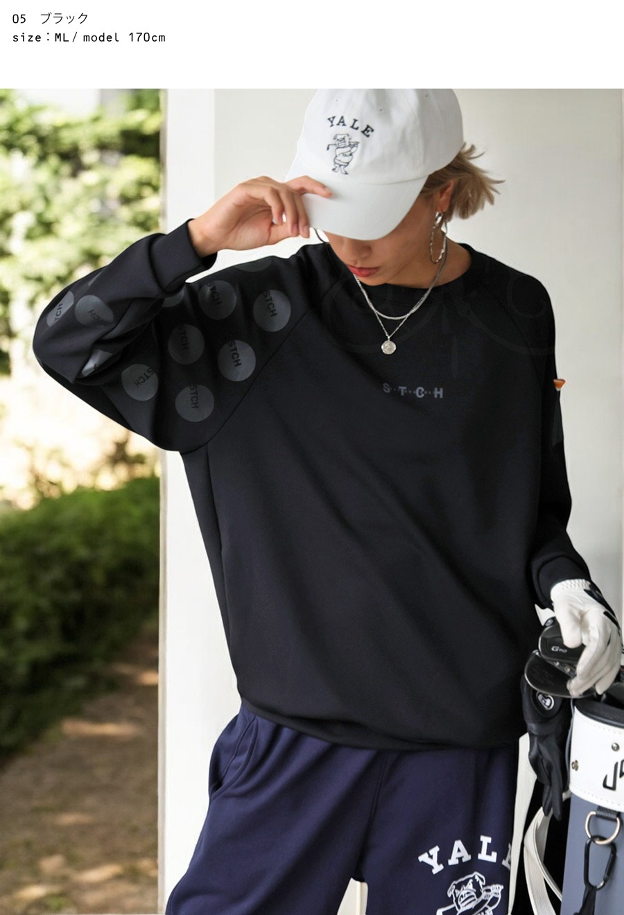 ANTIQUA GOLF×STCH トップス レディース 送料無料・再入荷 メール便