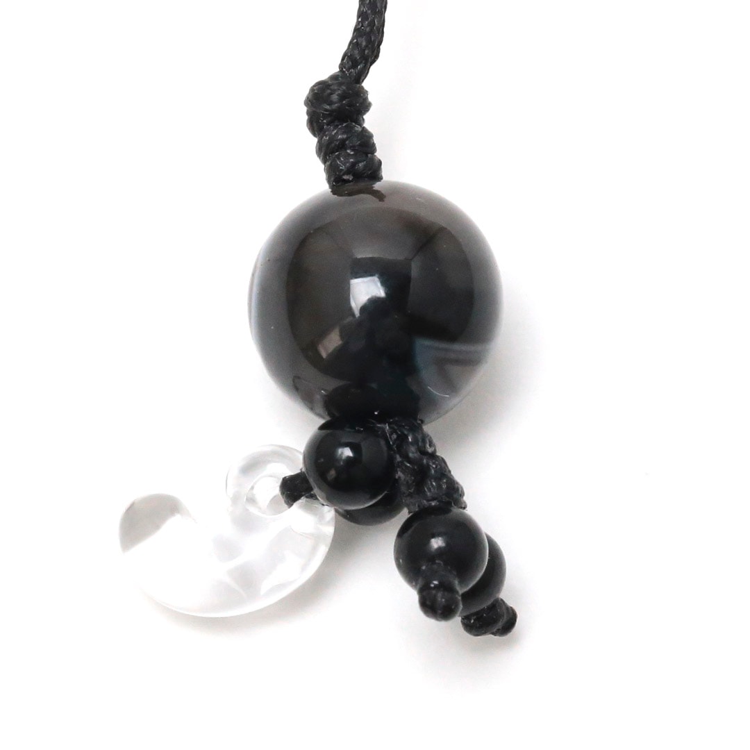 ちびたんストラップ 魔除けの天眼石_ST198