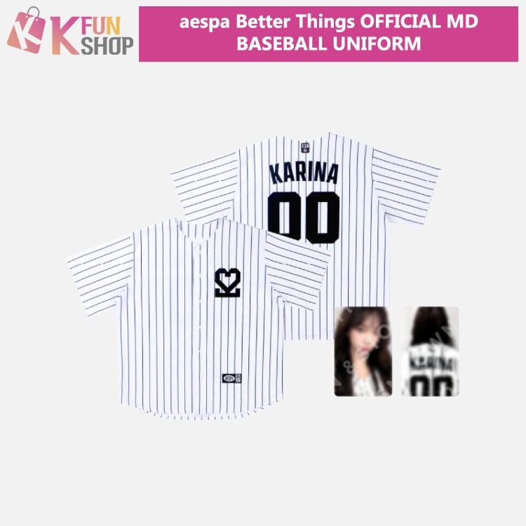 予約/送料無料】aespa BASEBALL UNIFORM_aespa Better Things OFFICIAL MD