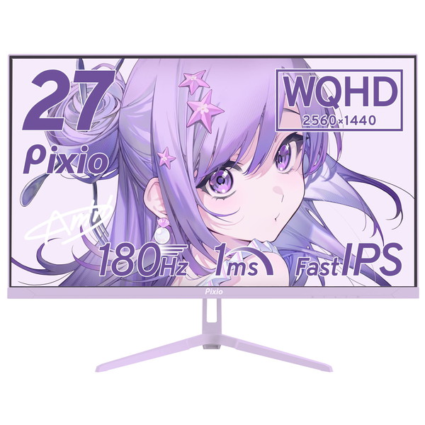 4522327822883 ゲーミングモニター Pixio PX278 Wave / Pastel Purple