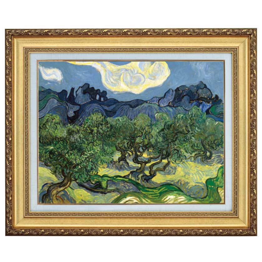 5本のひまわり』 ゴッホ 4号 立体複製名画 額装付 【ポイント5％還元