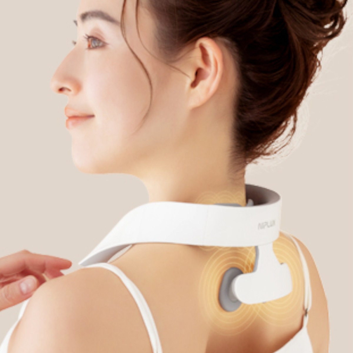 送料無料】NIPLUX NECK RELAX 1S ネックリラックス1S ホワイト NP-NR21