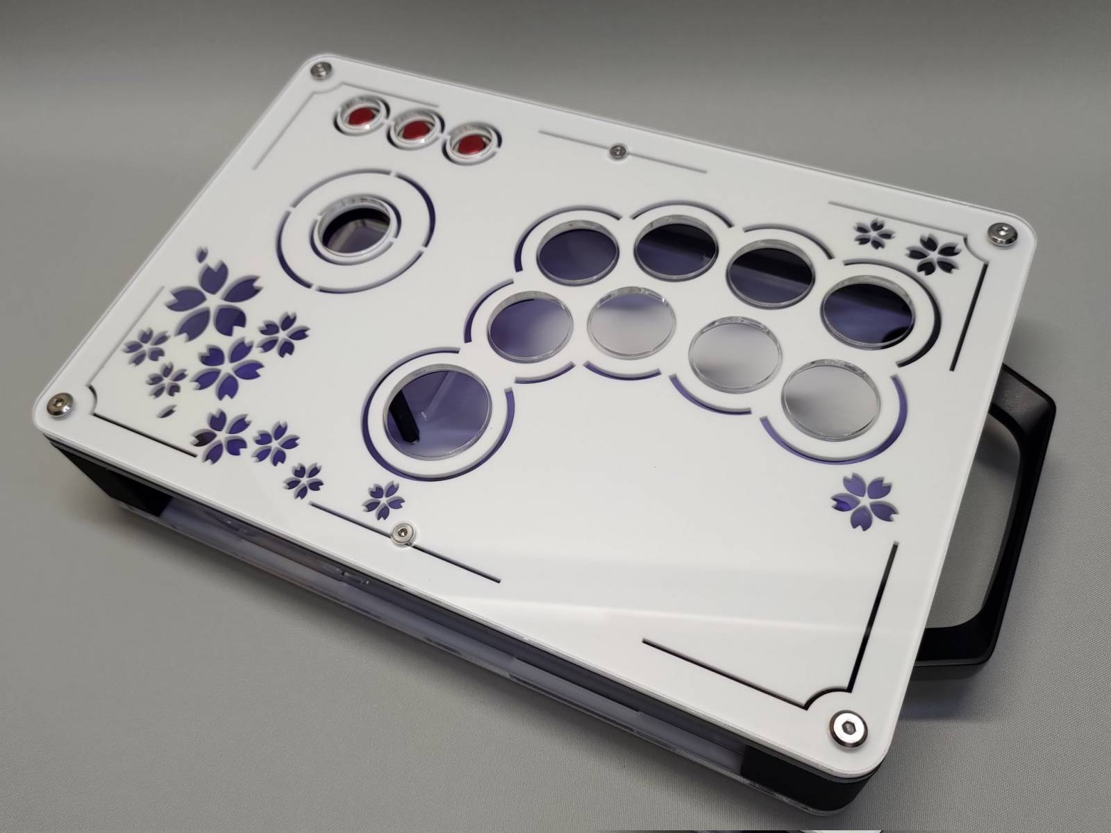 くろまき工房 桜/夜桜 24mmボタン型 ゴールデンレバー対応 コンパクト