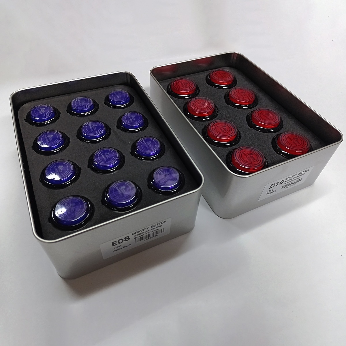ハメ込み式 24φ クリア 12個セット】Qanba Gravity クァンバ