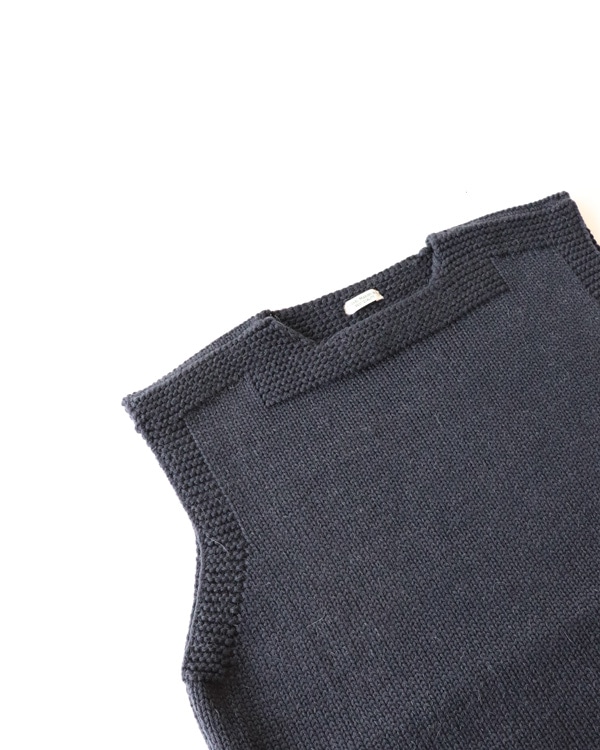 PHIGVEL フィグベル｜MIL KNIT VEST ミルニットベスト【NAVY】