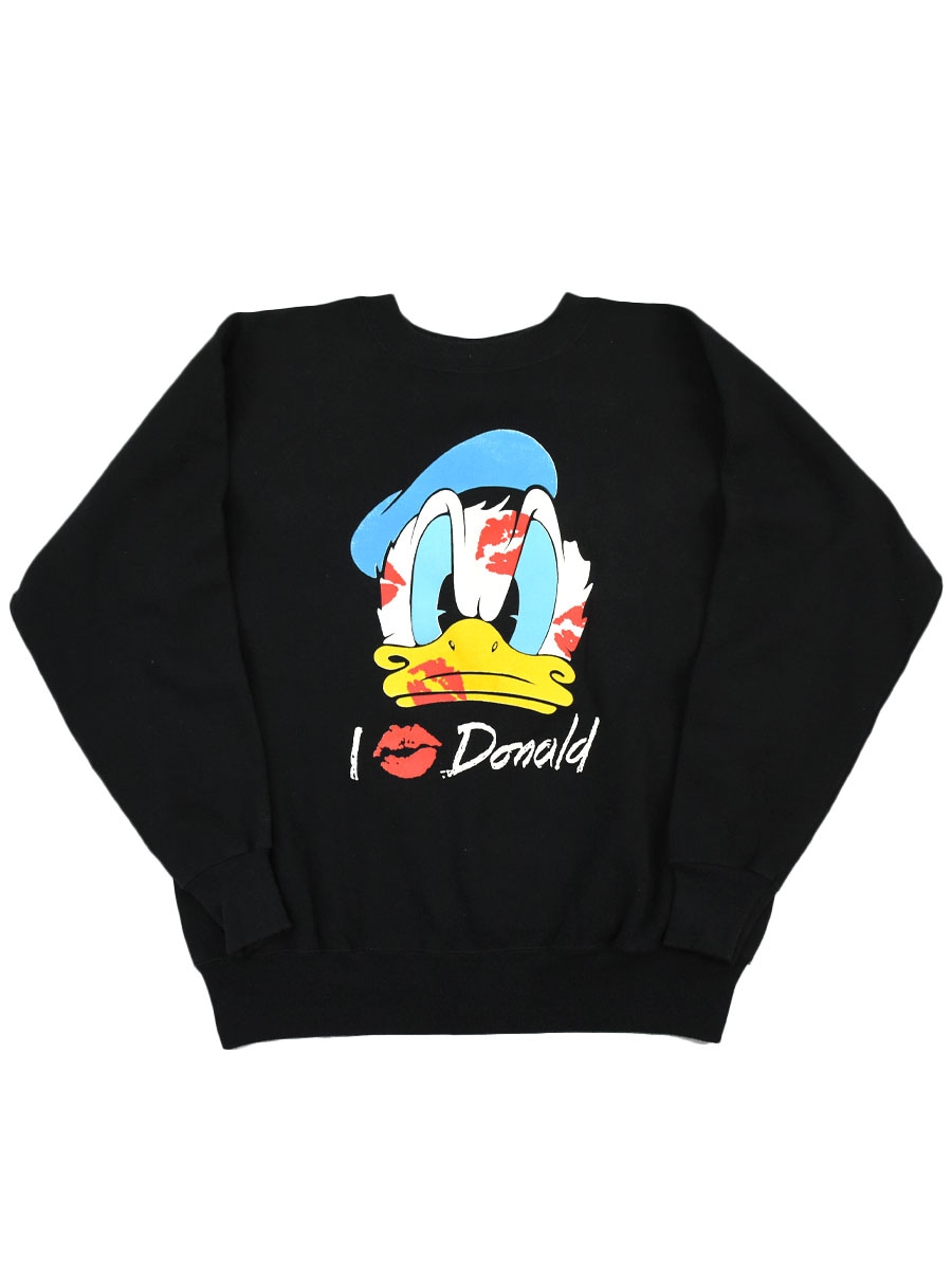 90's MICKEY&CO. ドナルドダック ''I Love Donald'' スウェット 実寸