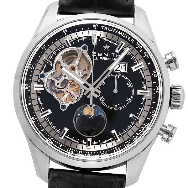 中古】ZENITH ゼニス エルプリメロ クロノマスターオープン ムーン
