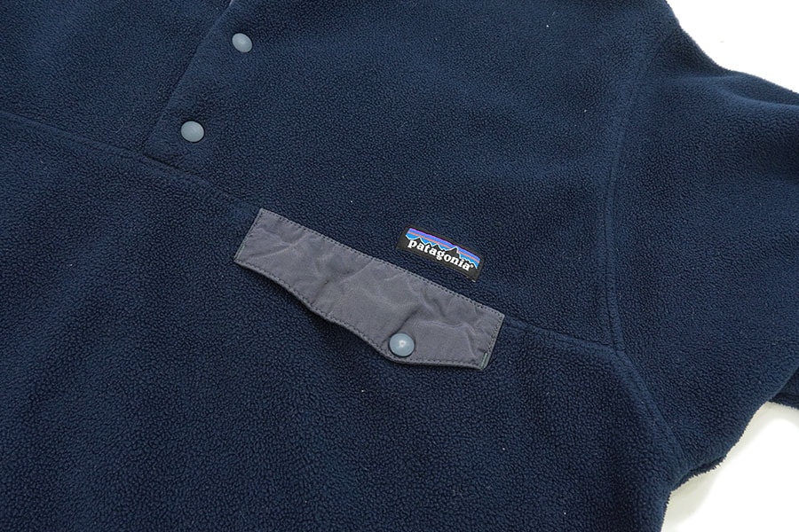15's パタゴニア シンチラ スナップT プルオーバー ネイビーブルー