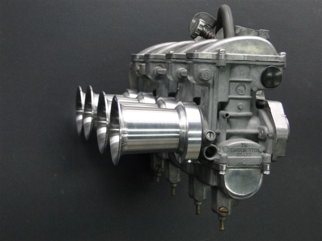 Z400FX/Z550FX/Z400J 純正キャブ用アルミ削り出しロングアルミ