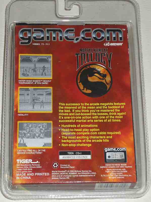 MORTAL KOMBAT TRILOGY/モータルコンバット トリロジー （新品