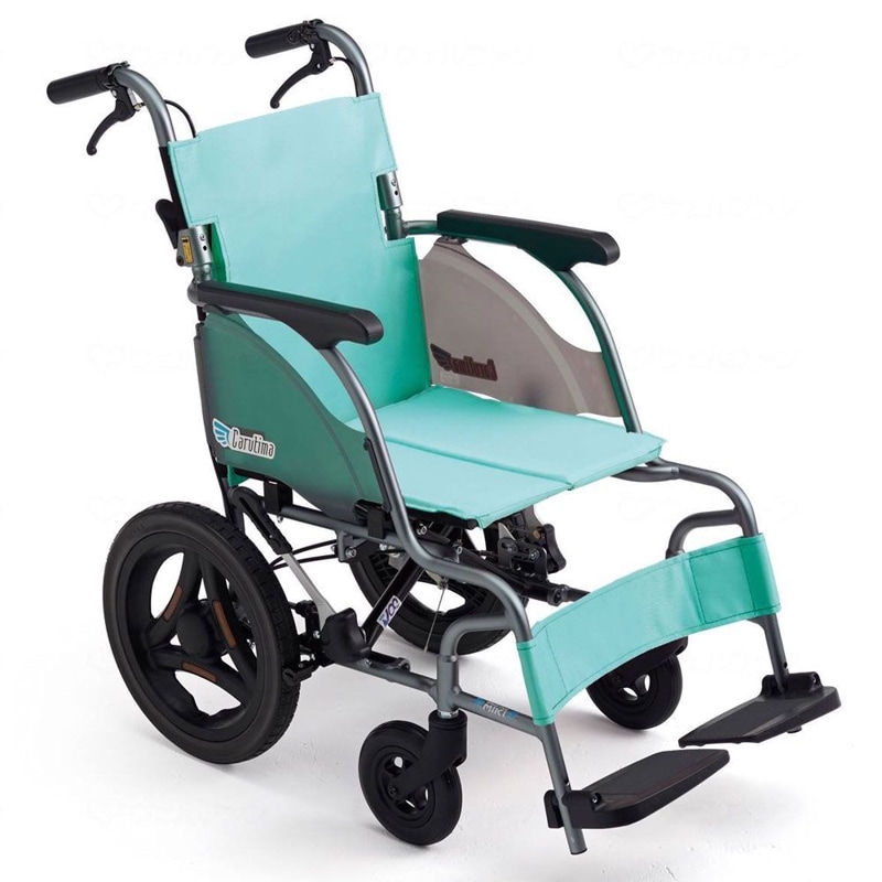 介助用車椅子CRT－6Lo 背折れ式・介助ブレーキ付・ノーパンク