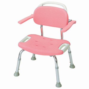 超売れ筋】やわらかシャワーチェア 肘掛け付 ワイド ｜ 入浴補助用具