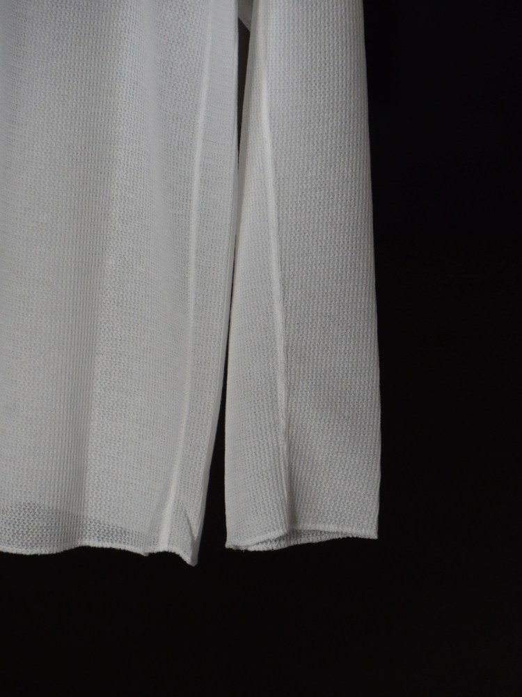 25SS】 seya. セヤ MESH SHIRT (WHITE) TK07210J23の通販