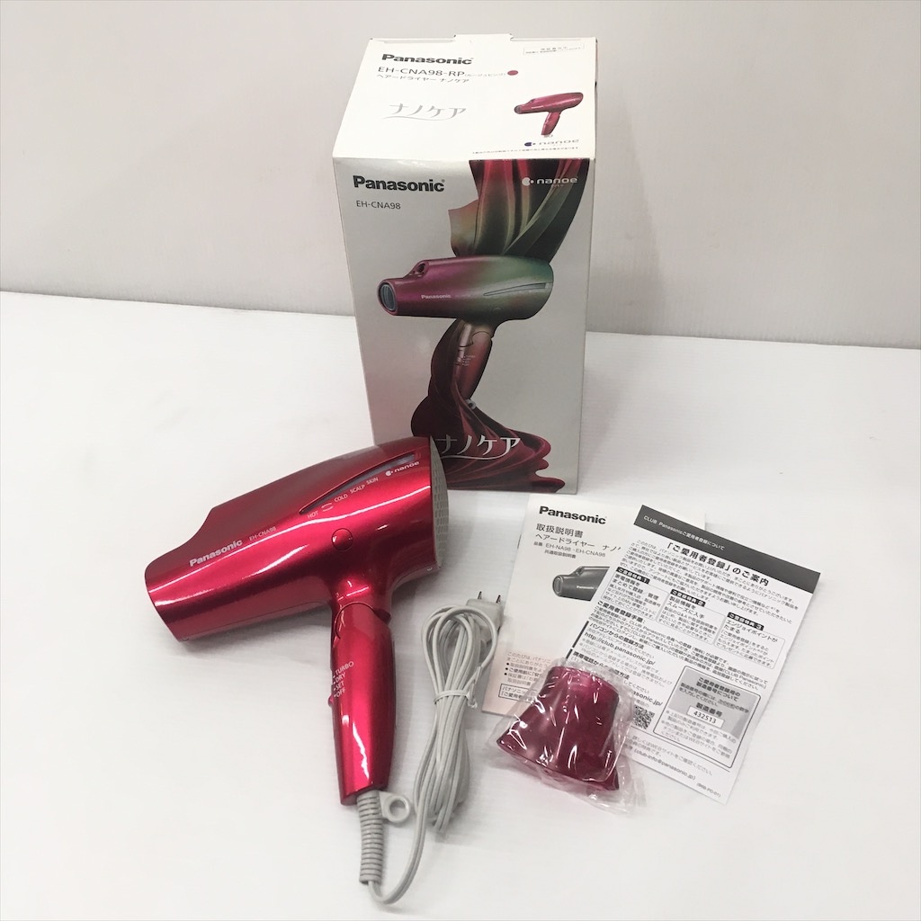 中古 ほぼ未使用 パナソニック ヘアドライヤー ナノケア EH-CNA98