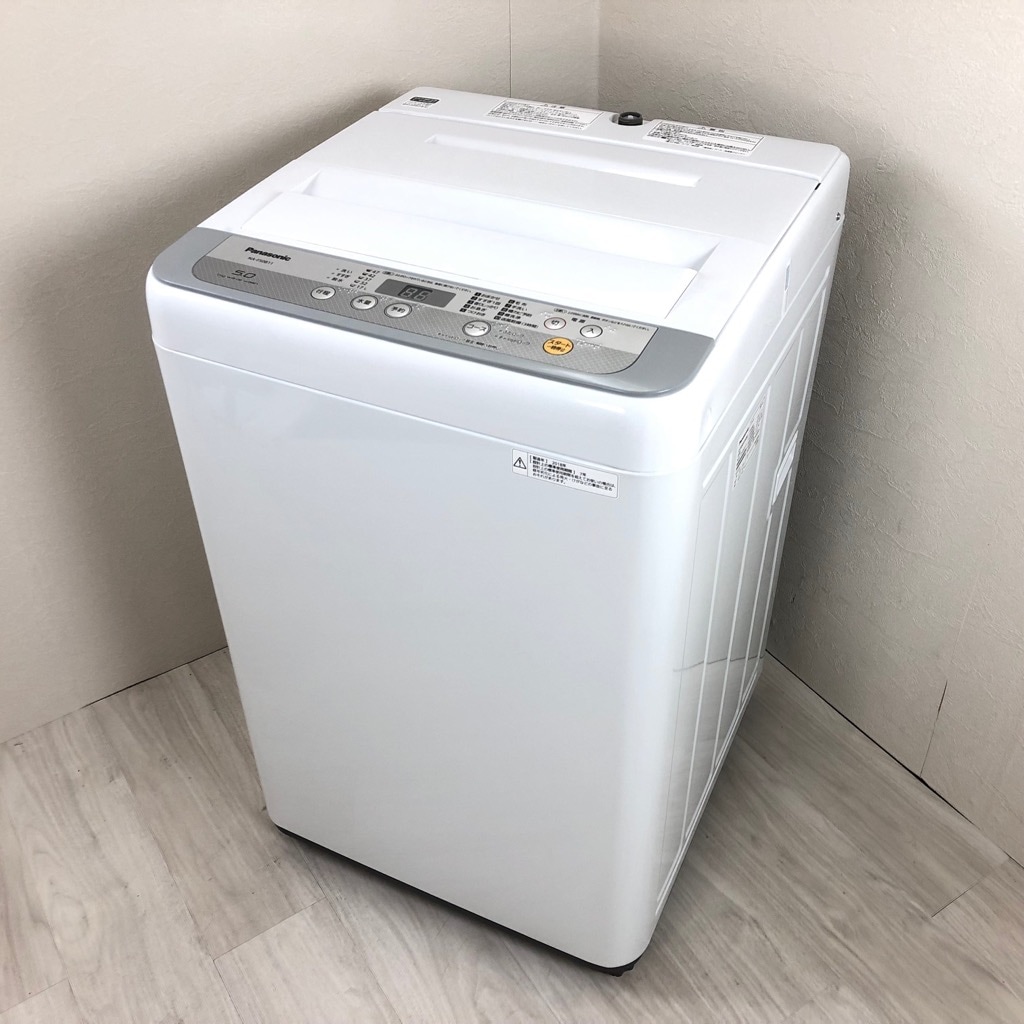 中古 高年式 洗濯機 パナソニック 5.0kg 2017年～2018年製造 全自動