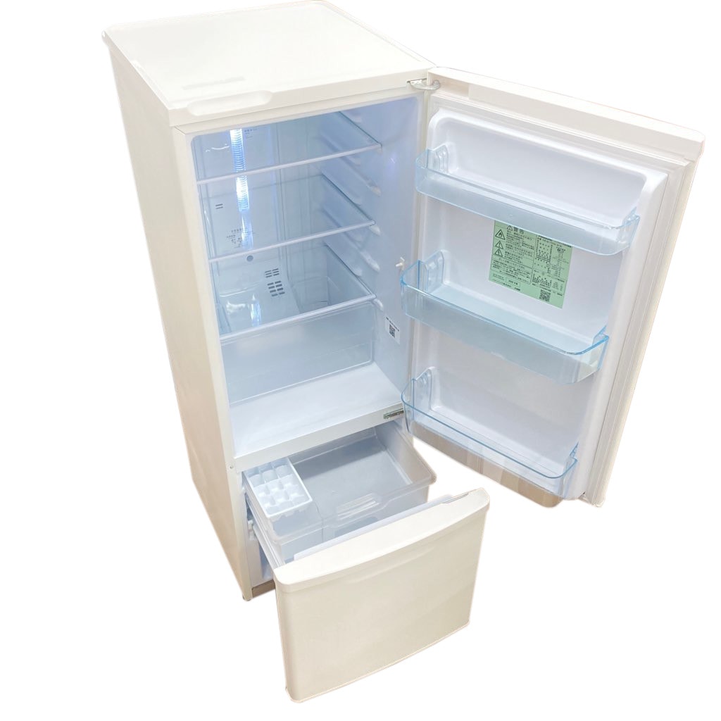 中古 168L 2ドア冷蔵庫 パナソニック NR-B17DW-W 2020年製 マット