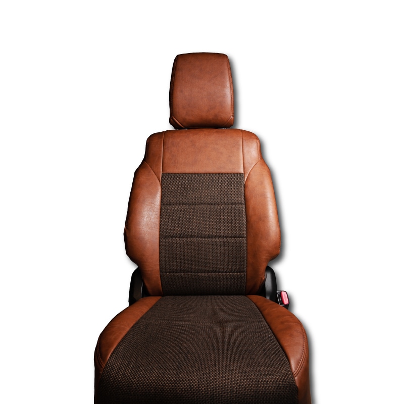 シーエルリンク クラシックレザーシートカバー カーソン ブラウン 1台