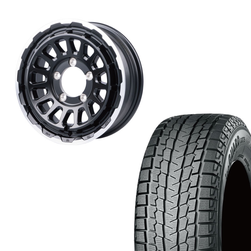 215/80R16 スタッドレス　ジムニー　Jimny 215/70R16 選べるスタッドレスセット <br> オールドスタイルスチール