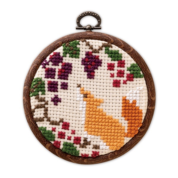 オリムパス かんたんクロス・ステッチ キット ひだまりの森 秋の実りを