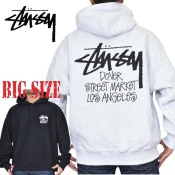 大きいサイズメンズ STUSSY ステューシー クルーネック スウェット