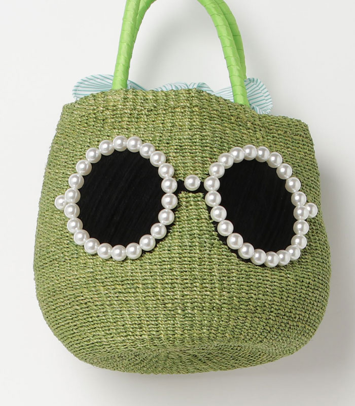 a-jolie】パールサングラスカラーカゴバッグ(大)SI-2403 | BAG