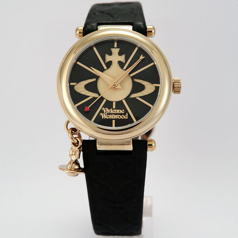 ヴィヴィアンウエストウッド]Vivienne Westwood 腕時計 ORBII ブラック