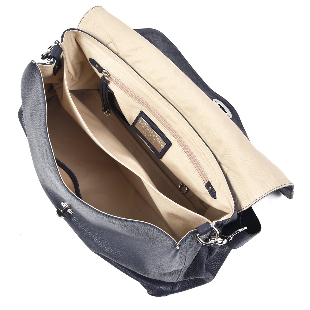 ZANELLATO ザネラート POSTINA L MARCAPUNTO ショルダーバッグ BLU