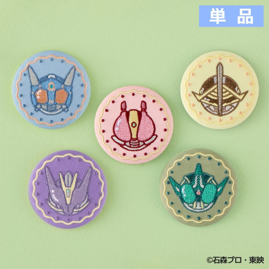 予約販売】仮面ライダー電王 トレーディング刺繍缶バッジ（単品