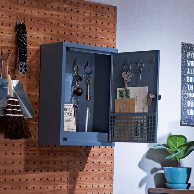 セトクラフト キーボックス ロッカー S23-0551-BG ブルーグレー | キー