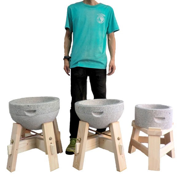 もちつき石臼木台付きセット | 9.家庭用調理イベント用品,餅つき器（臼