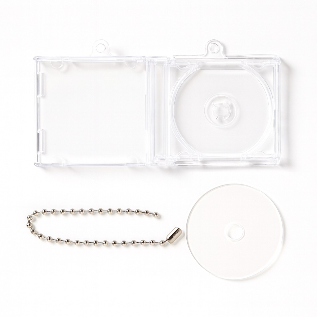 NFCミニCDキーホルダー Mini Blank CD Case Set NFC アルバム