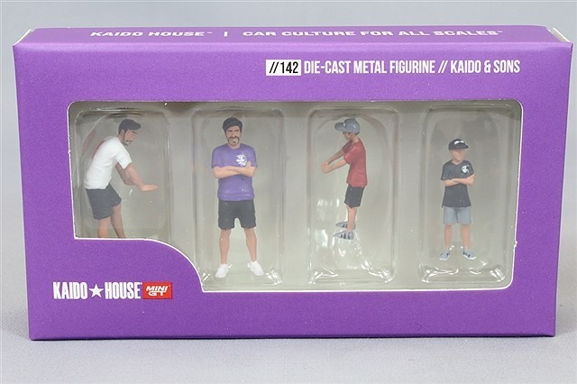 新品 KHMG142 TSM MINI-GT 1/64 KAIDO HOUSE フィギュアセット Kaido