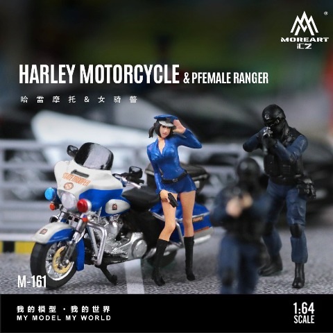 新品 MO222161 MoreArt 1/64 ハーレー バイク HARLEY MOTORCYCLE
