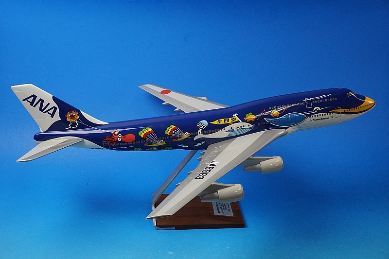 1/100 B747-400 ANA マリンジャンボ JA8963 パックミン/中古｜｜飛行機