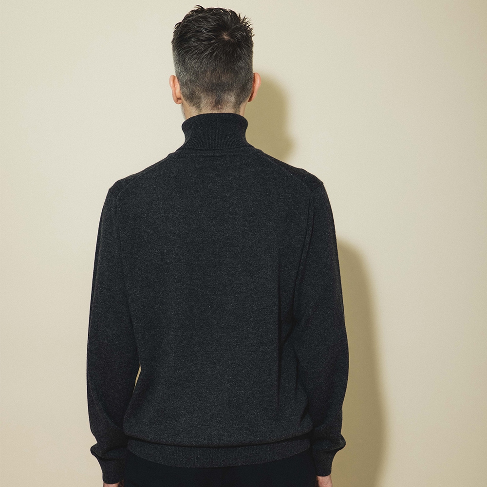 カシミヤ100％ タートルネック | Men's Knit | FUKAKINET