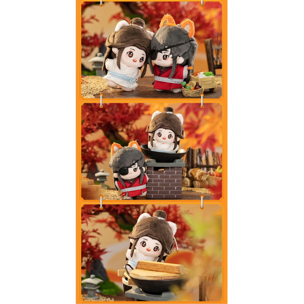 天官賜福アニメ 10cm ぬいぐるみ 謝怜 花城【予約】 | 天官賜福 | 四つ