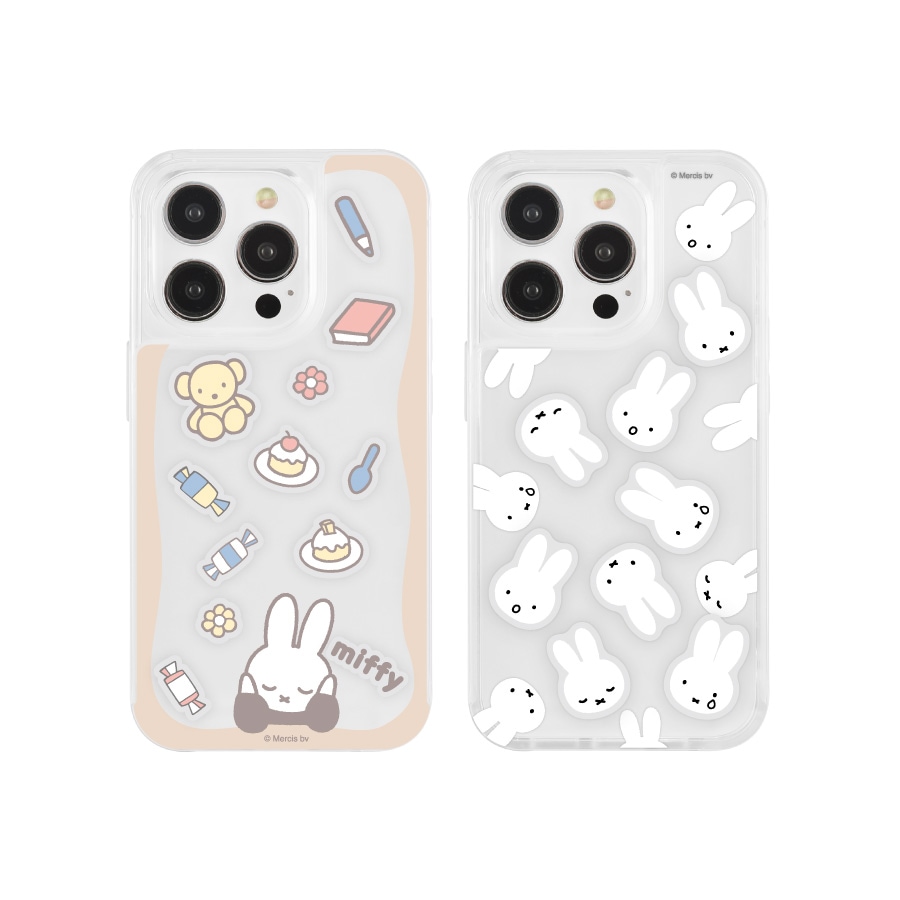 ミッフィー SHOWCASE+ iPhone15 Pro 対応 ケース (カスタムパーツ付き