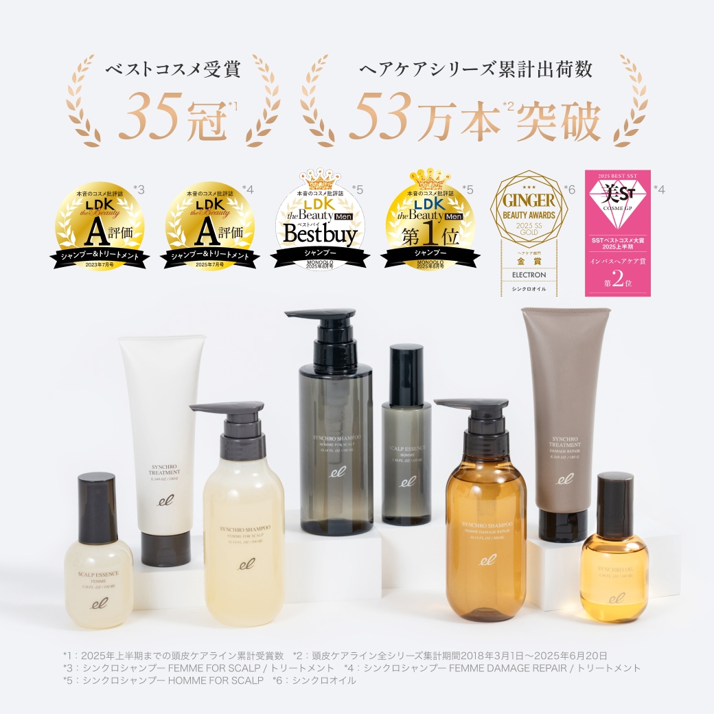 セット価格】頭皮ケアセット ファム | ELECTRON ONLINE SHOP
