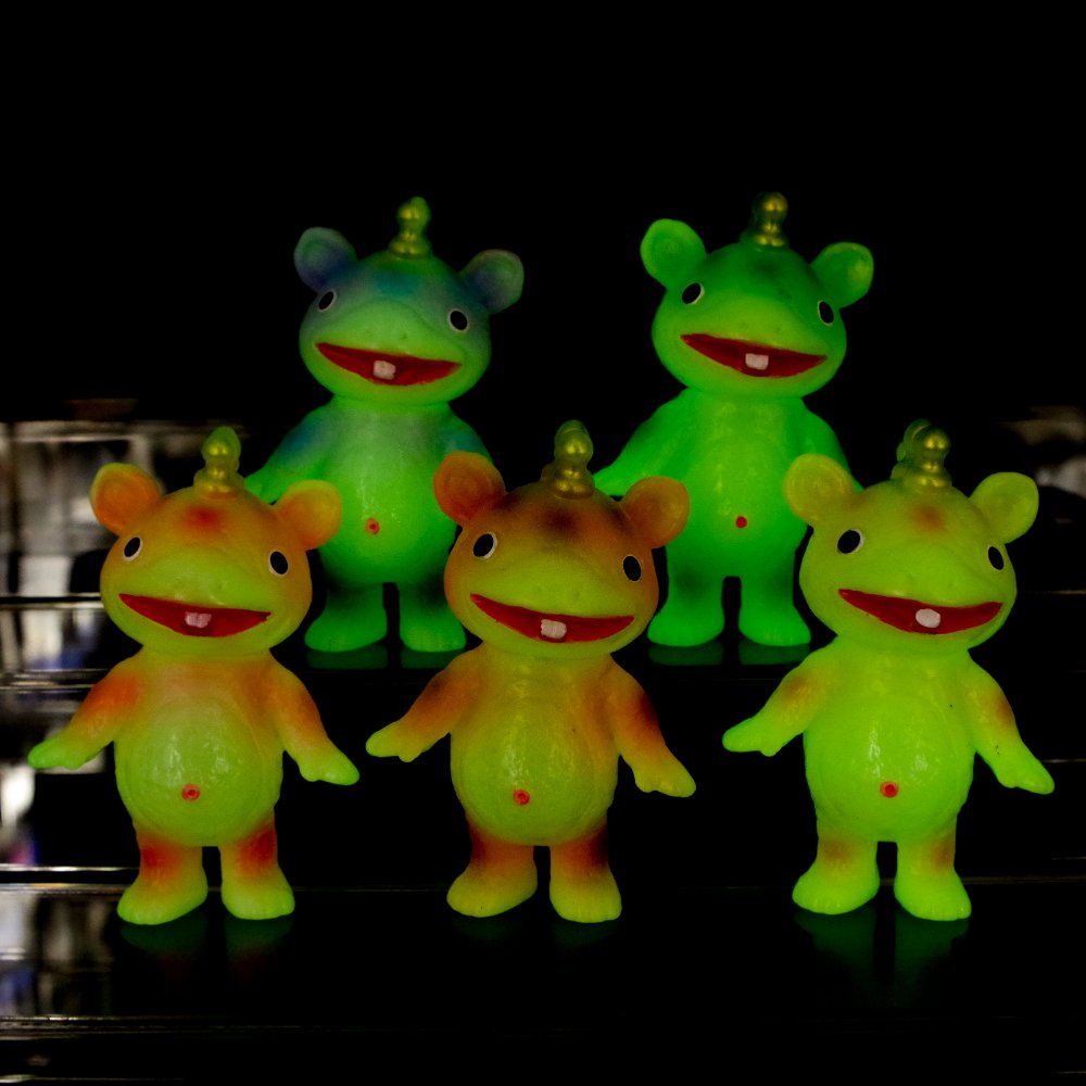 ソフビ/ブルマァク BULLMARK/ちびブースカ/蓄光グリーン｜墓場の画廊