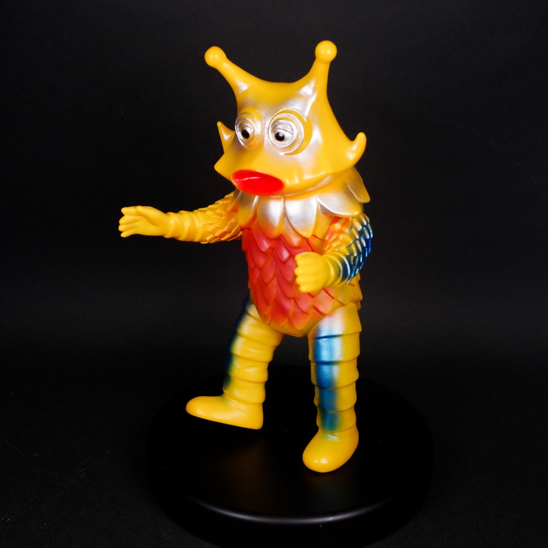 ブルマァク BULLMARK/ソフビ/ギロ星獣/専用台紙付き/ポスターカラー