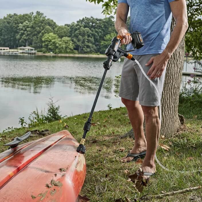 WORX 充電式洗浄ガンセット WG629.3 【1409800】 | YouTube紹介製品