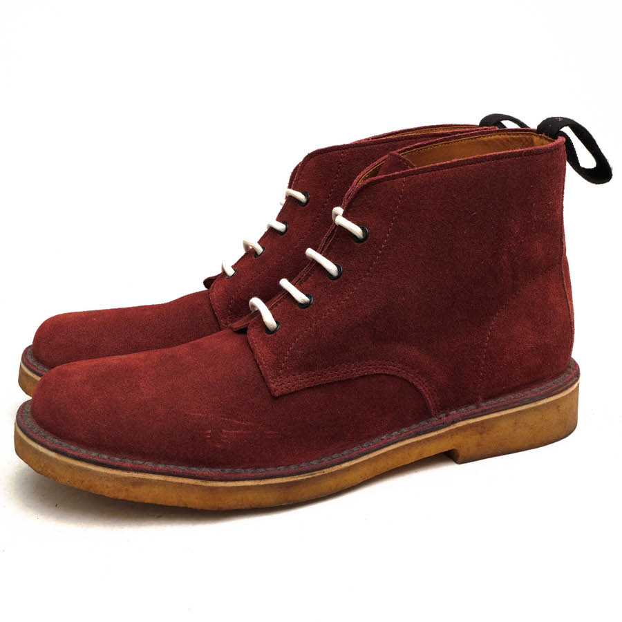 WTAPS MONTY BOOTS / ダブルタップス 牛革 プレーントゥ クレープ