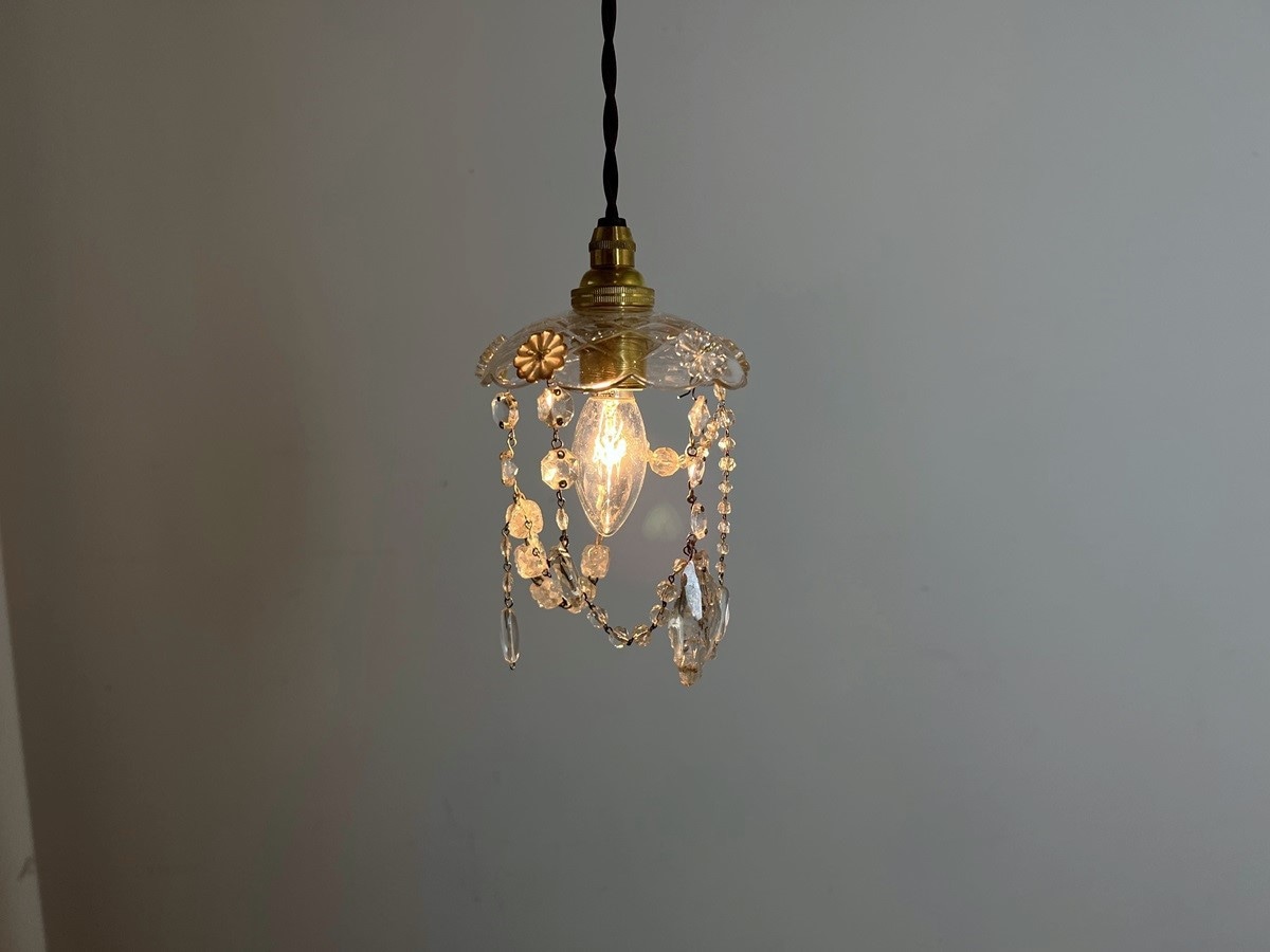 アンティーク クリスタルドロップ ミニシャンデリア WS007 | 照明