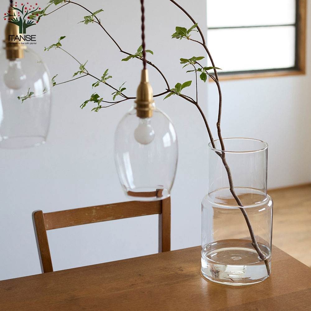 フラワーベース プース【吹きガラス／Size:16cm×高さ30cm／品番:372293